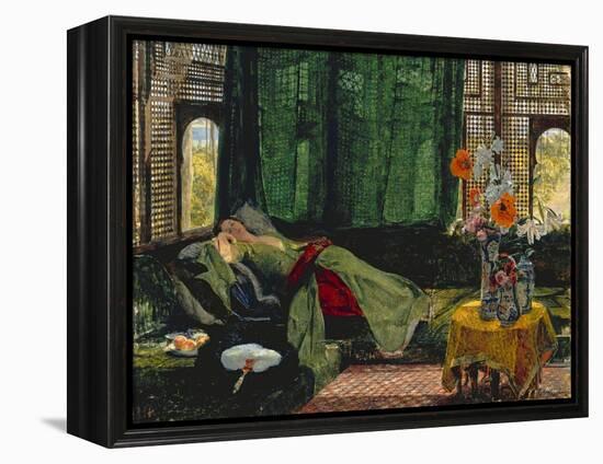 The Siesta-John Frederick Lewis-Framed Premier Image Canvas