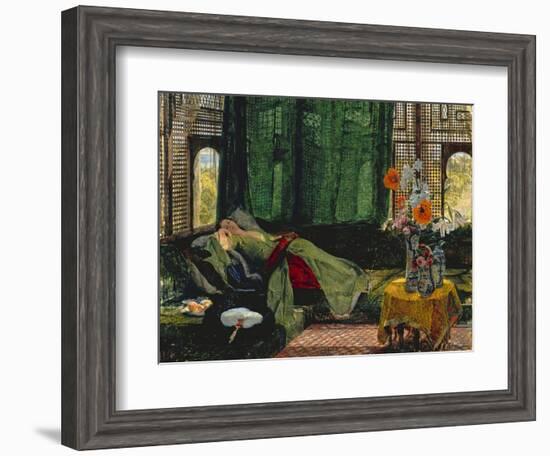 The Siesta-John Frederick Lewis-Framed Giclee Print