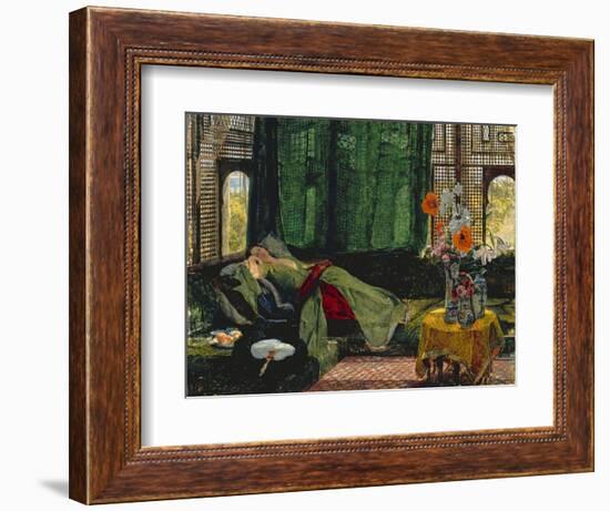 The Siesta-John Frederick Lewis-Framed Giclee Print