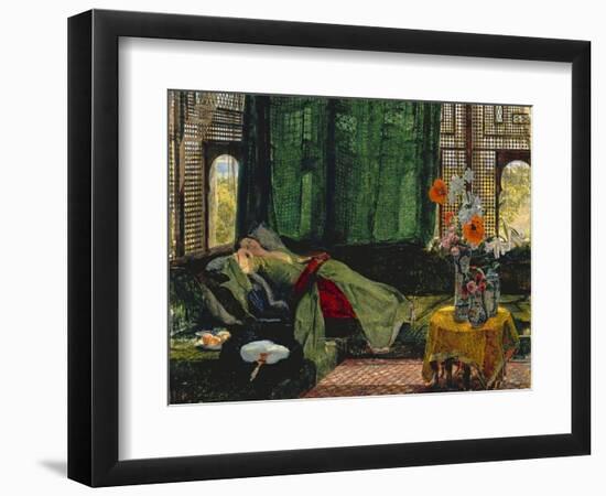 The Siesta-John Frederick Lewis-Framed Giclee Print