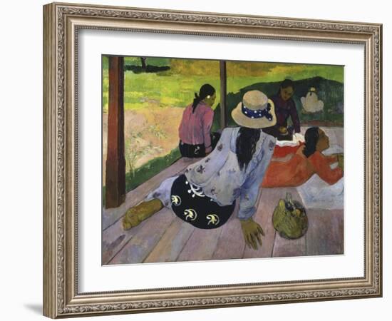 The Siesta-Paul Gauguin-Framed Giclee Print