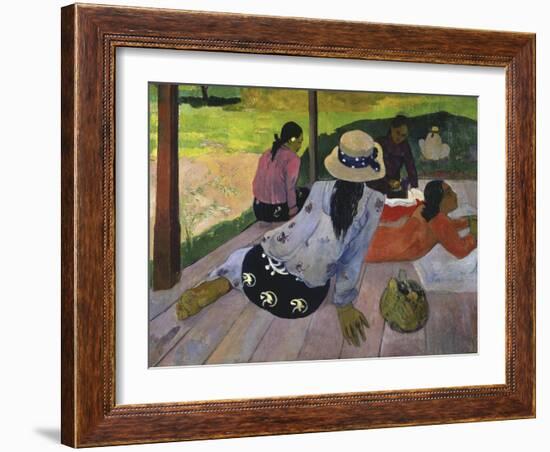 The Siesta-Paul Gauguin-Framed Giclee Print