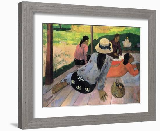 The Siesta-Paul Gauguin-Framed Art Print