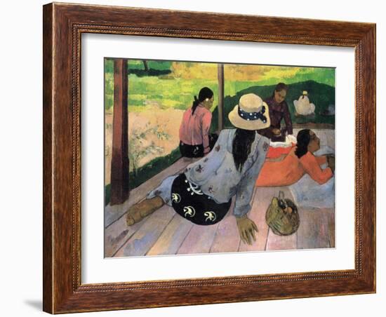 The Siesta-Paul Gauguin-Framed Art Print