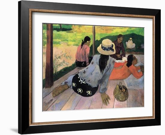 The Siesta-Paul Gauguin-Framed Art Print