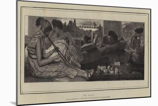 The Siesta-Sir Lawrence Alma-Tadema-Mounted Giclee Print