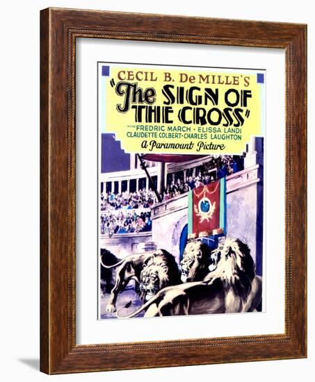 The Sign of the Cross - Movie Poster Reproduction-null-Framed Photo