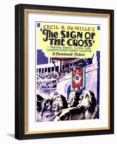 The Sign of the Cross - Movie Poster Reproduction-null-Framed Photo