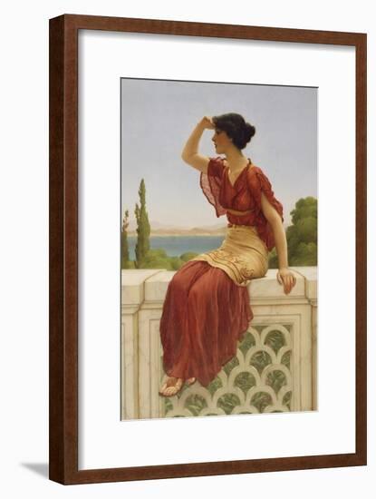 The Signal, 1899-John William Godward-Framed Art Print