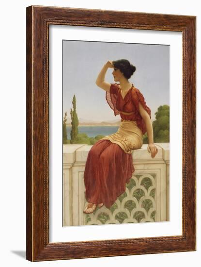 The Signal, 1899-John William Godward-Framed Art Print