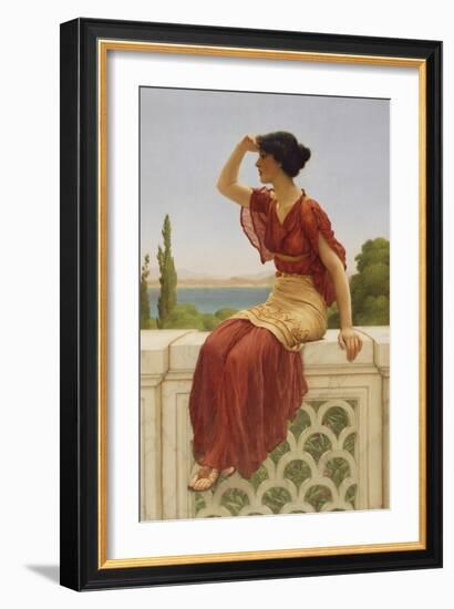 The Signal, 1899-John William Godward-Framed Art Print