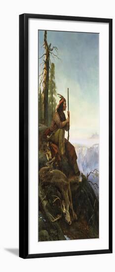 The Signal Fire, 1880-William Hahn-Framed Giclee Print