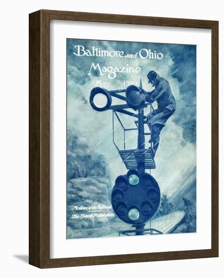 The Signal Maintainer-Charles H. Dickson-Framed Giclee Print