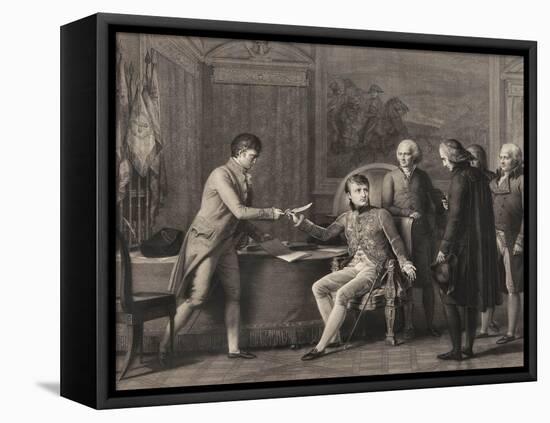 The Signing of the Concordat Between France and the Holy See on 15th July 1801-Francois Gerard-Framed Premier Image Canvas