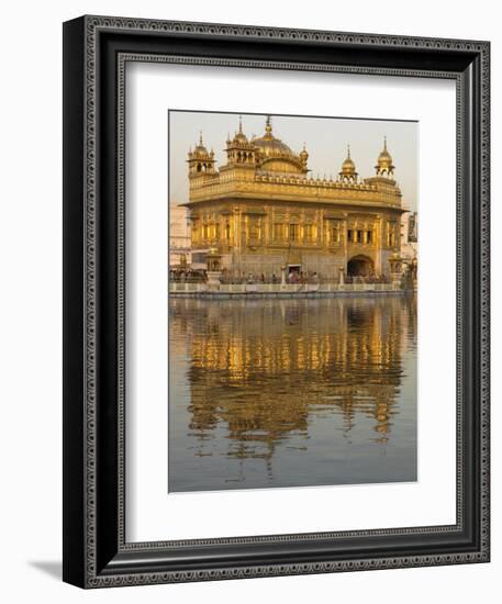 The Sikh Golden Temple Reflected in Pool, Amritsar, Punjab State, India-Eitan Simanor-Framed Photographic Print