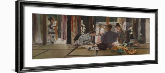 The Silk Merchant, 1892-Robert Frederick Blum-Framed Giclee Print