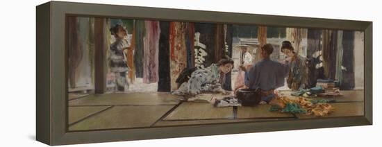 The Silk Merchant, 1892-Robert Frederick Blum-Framed Premier Image Canvas