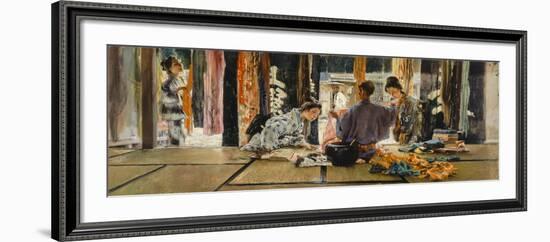 The Silk Merchant, Japan, 1892-Robert Frederick Blum-Framed Giclee Print