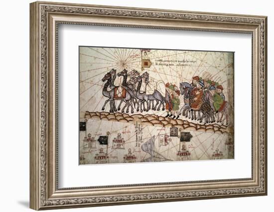 The Silk Road Crossed by Marco Polo-null-Framed Photographic Print