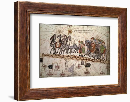 The Silk Road Crossed by Marco Polo-null-Framed Photographic Print