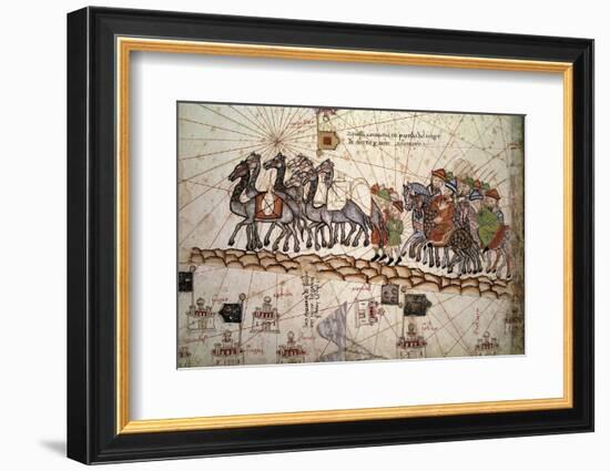 The Silk Road Crossed by Marco Polo-null-Framed Photographic Print