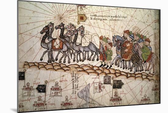 The Silk Road Crossed by Marco Polo-null-Mounted Photographic Print