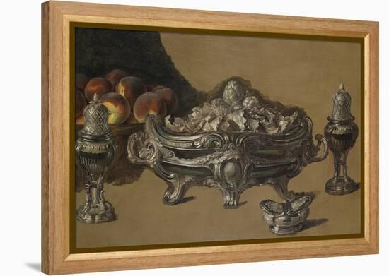 The Silver Bowl-Alexandre-Francois Desportes-Framed Premier Image Canvas