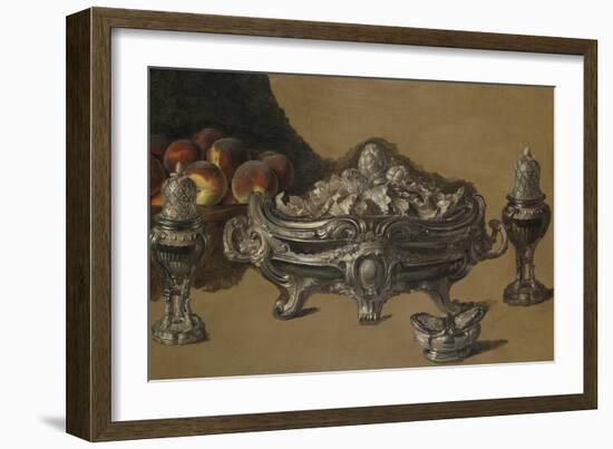 The Silver Bowl-Alexandre-Francois Desportes-Framed Giclee Print