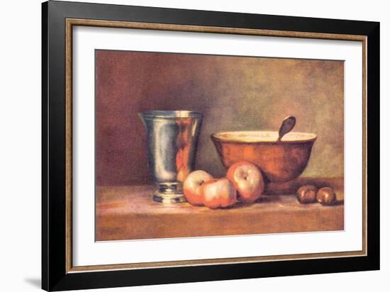 The Silver Cup-Jean-Baptiste Simeon Chardin-Framed Art Print