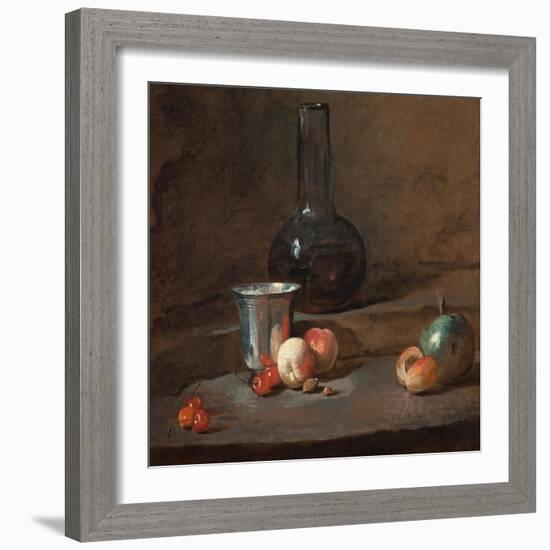 The Silver Goblet, C.1728-Jean-Baptiste Simeon Chardin-Framed Giclee Print