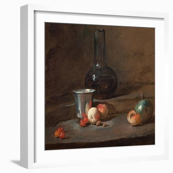 The Silver Goblet, C.1728-Jean-Baptiste Simeon Chardin-Framed Giclee Print