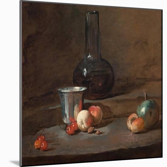 The Silver Goblet, C.1728-Jean-Baptiste Simeon Chardin-Mounted Giclee Print