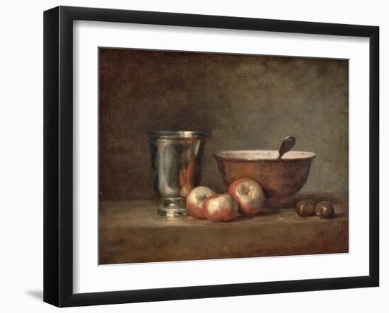 The Silver Goblet, c.1768-Jean-Baptiste Simeon Chardin-Framed Giclee Print