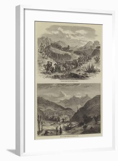 The Silver Mines of Real Del Monte-null-Framed Giclee Print