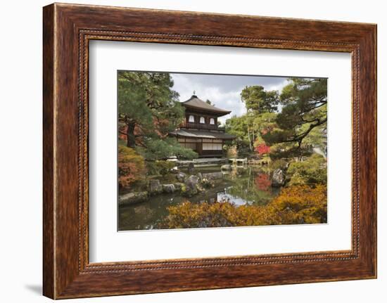 The Silver Pavilion, Buddhist Temple of Ginkaku-Ji, Northern Higashiyama, Kyoto, Japan-Stuart Black-Framed Photographic Print