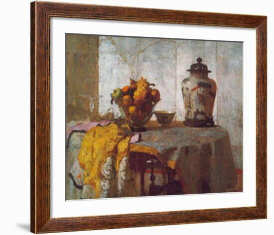 The Silver Screen-Frank Weston Benson-Framed Art Print