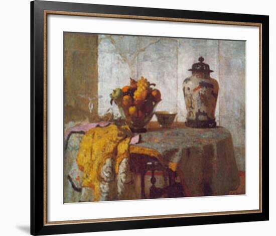 The Silver Screen-Frank Weston Benson-Framed Art Print