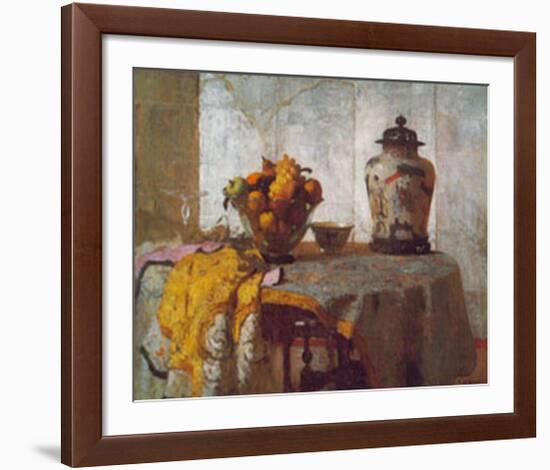 The Silver Screen-Frank Weston Benson-Framed Art Print