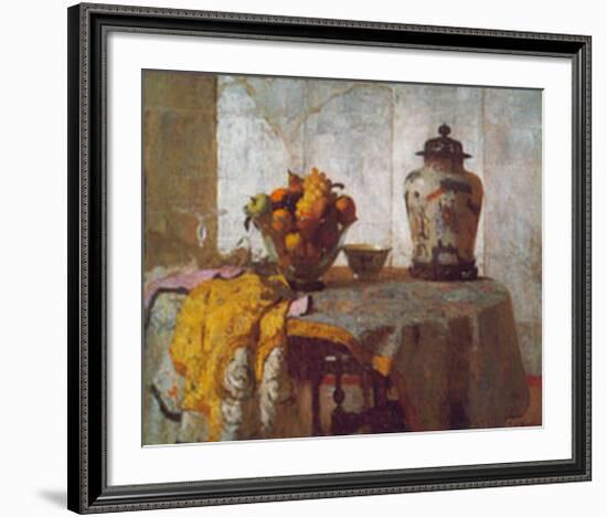 The Silver Screen-Frank Weston Benson-Framed Art Print