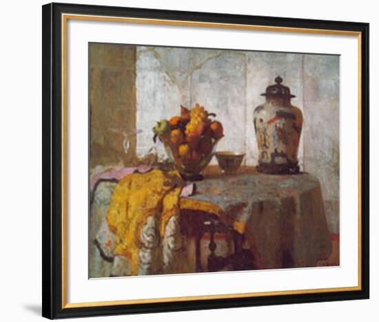 The Silver Screen-Frank Weston Benson-Framed Art Print