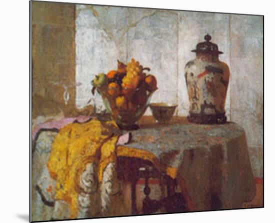 The Silver Screen-Frank Weston Benson-Mounted Art Print