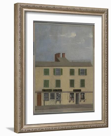 The Silversmith Shop of William Homes, Jr., c.1816-25-American School-Framed Giclee Print