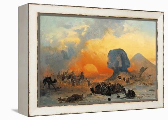 The Simoun Wind in the Desert, 1844-Ippolito Caffi-Framed Premier Image Canvas