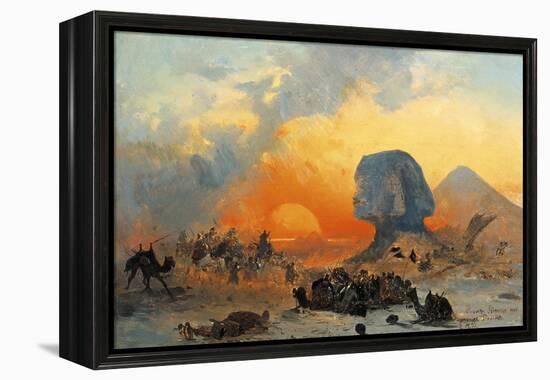 The Simoun Wind in the Desert, 1844-Ippolito Caffi-Framed Premier Image Canvas