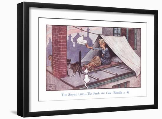 The Simple Life - the Fresh Air Cure-Ernest Ibbetson-Framed Giclee Print