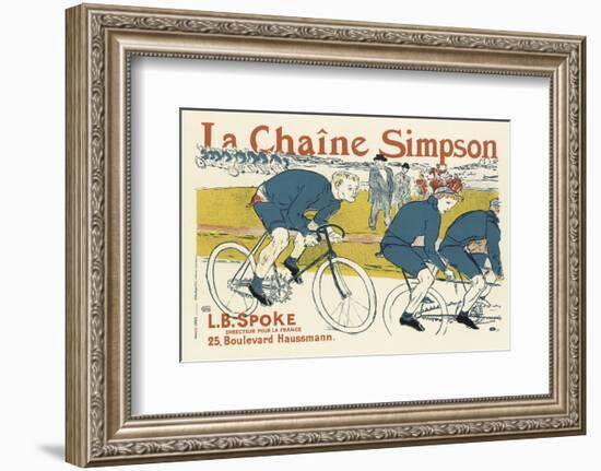 The Simpson Bicycle Chain-Henri de Toulouse-Lautrec-Framed Premium Giclee Print