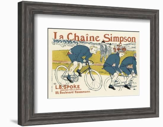 The Simpson Bicycle Chain-Henri de Toulouse-Lautrec-Framed Premium Giclee Print