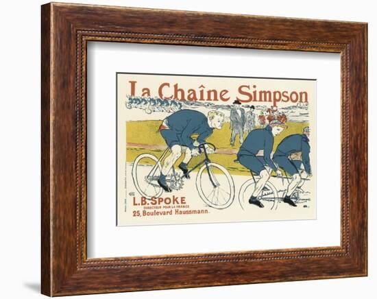 The Simpson Bicycle Chain-Henri de Toulouse-Lautrec-Framed Premium Giclee Print