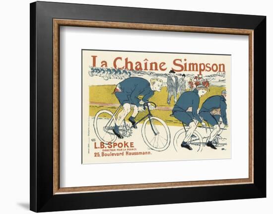 The Simpson Bicycle Chain-Henri de Toulouse-Lautrec-Framed Premium Giclee Print