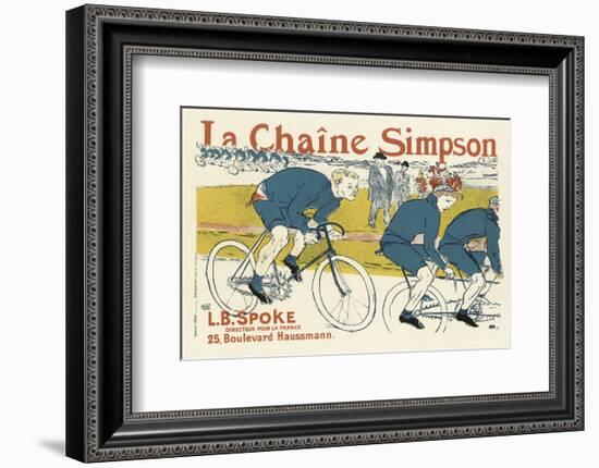 The Simpson Bicycle Chain-Henri de Toulouse-Lautrec-Framed Premium Giclee Print